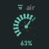 The air knob in the Sample Orbit filter bar, reading 63%